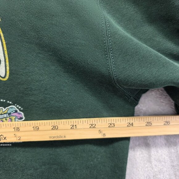 Vintage Green Bay Packers Sweater Mens XL NFL NFC Champions Super Bowl XXXI 90s - Picture 8 of 10